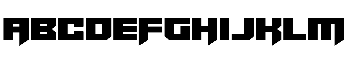 Bridge OFFicer Straight Conden Font UPPERCASE