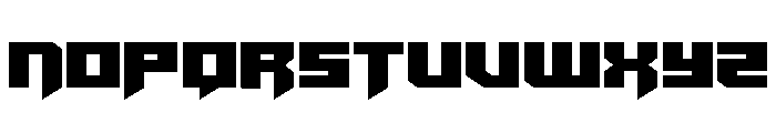 Bridge OFFicer Straight Conden Font UPPERCASE
