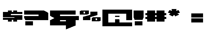 Bridge OFFicer Straight Expand Font OTHER CHARS