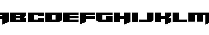 Bridge OFFicer Straight Expand Font UPPERCASE