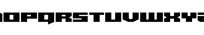 Bridge OFFicer Straight Expand Font LOWERCASE