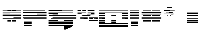 Bridge OFFicer Straight Grad Font OTHER CHARS