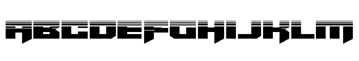 Bridge OFFicer Straight Half Font UPPERCASE