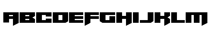 Bridge OFFicer Straight Font UPPERCASE