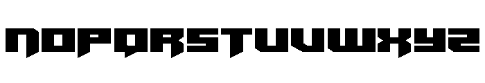 Bridge OFFicer Straight Font UPPERCASE