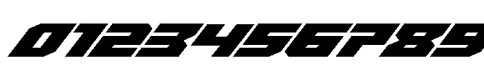 Bridge OFFicer Super-Italic Font OTHER CHARS