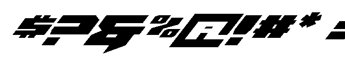 Bridge OFFicer Super-Italic Font OTHER CHARS