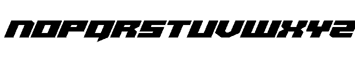 Bridge OFFicer Font LOWERCASE