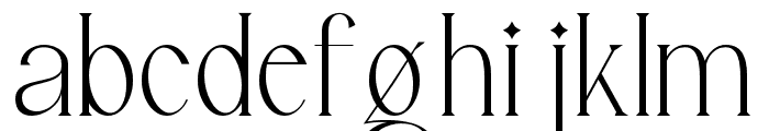 BridgerDemo-Regular Font LOWERCASE