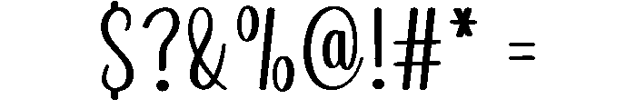 Bridgerton Font OTHER CHARS