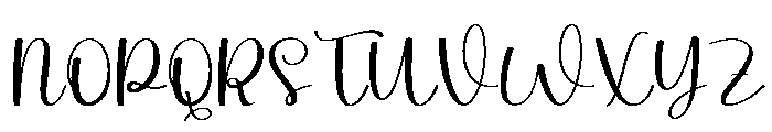 Bridgerton Font UPPERCASE