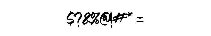 Bridgestorm Font OTHER CHARS