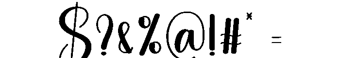 Briefly Font OTHER CHARS