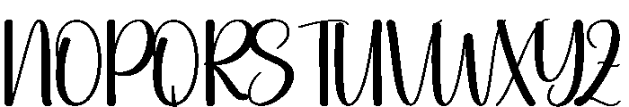 Briefly Font UPPERCASE