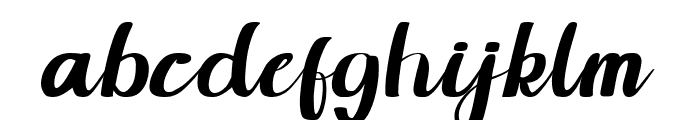 Brifuqa Font LOWERCASE