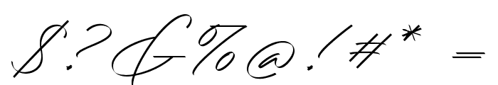 Brigend Signature Font OTHER CHARS