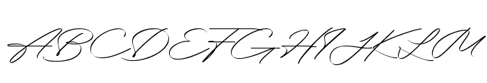 Brigend Signature Font UPPERCASE