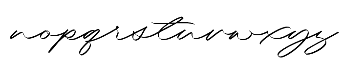 Brigend Signature Font LOWERCASE
