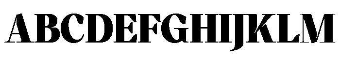 Brigham Display Black Font UPPERCASE