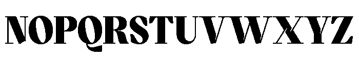 Brigham Display Black Font UPPERCASE