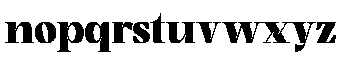 Brigham Display Black Font LOWERCASE