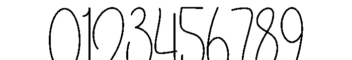Bright Blue Font OTHER CHARS
