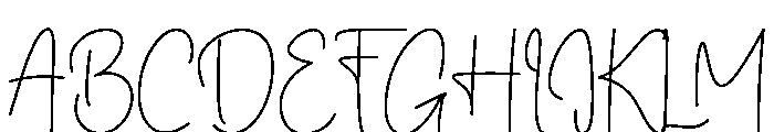 Bright Blue Font UPPERCASE