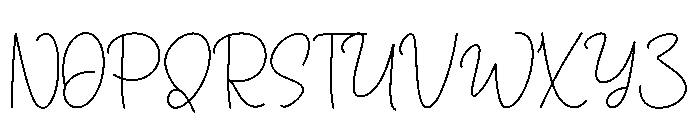 Bright Blue Font UPPERCASE
