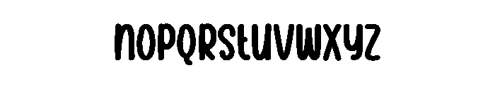 Bright  Dreams Font LOWERCASE