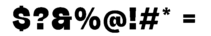 Bright Giftak Font OTHER CHARS