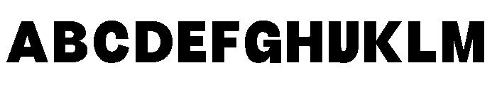 Bright Giftak Font UPPERCASE