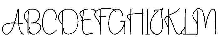 Bright Kindle Font UPPERCASE