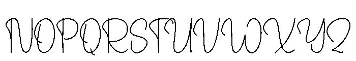 Bright Kindle Font UPPERCASE