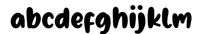 Bright Orchid Font LOWERCASE