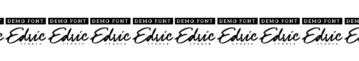 Bright Summer Demo Font OTHER CHARS