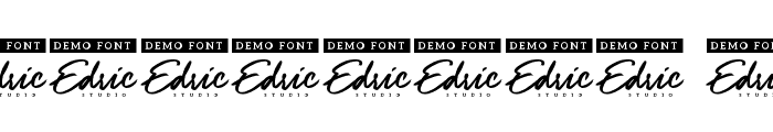 Bright Summer Demo Font OTHER CHARS