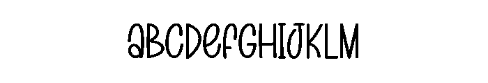 Bright Summer Font UPPERCASE