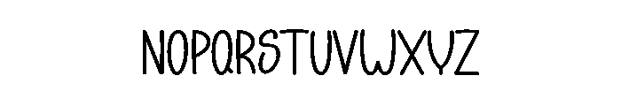 Bright Summer Font LOWERCASE