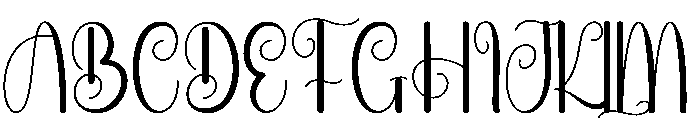 Bright Sunday1 Font UPPERCASE