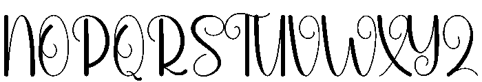 Bright Sunday1 Font UPPERCASE