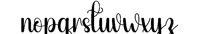 Bright Sunday1 Font LOWERCASE