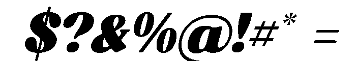 Bright Sunlist DEMO VERSION Italic Font OTHER CHARS