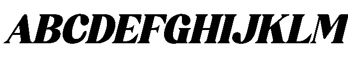 Bright Sunlist DEMO VERSION Italic Font UPPERCASE