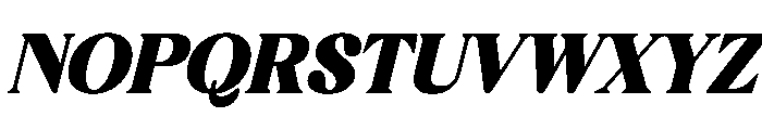 Bright Sunlist DEMO VERSION Italic Font UPPERCASE