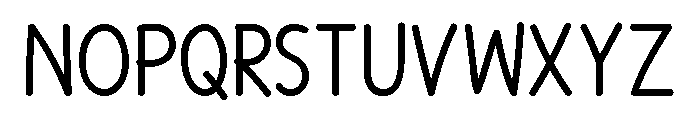 Bright Sunshine1 Font LOWERCASE