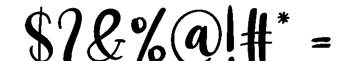 Bright Font OTHER CHARS