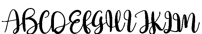 Bright Font UPPERCASE