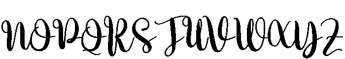 Bright Font UPPERCASE