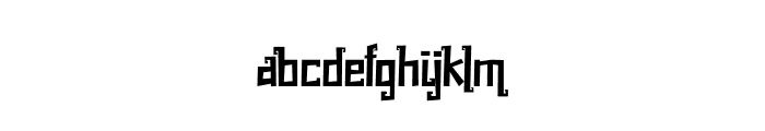 BrightFriday Font LOWERCASE