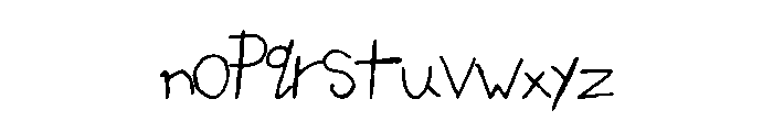 BrightSigns Font LOWERCASE